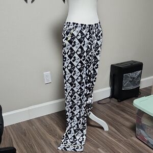 DISNEY MICKEY MOUSE Satin Diamond Logo Pajama Lounge Pants
